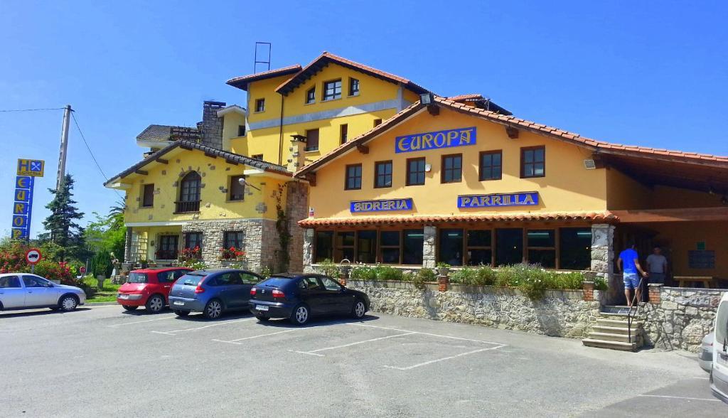 Hostal Europa San Roque del Acebal Esterno foto